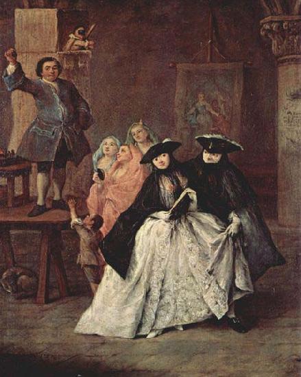 Pietro Longhi The Charlatan, oil painting image
